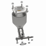 MagnaFlow 52129 oem grade direct-fit catalytic converter, opposite side view of the turntable spin