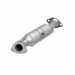 MagnaFlow 49261 oem grade direct-fit catalytic converter, rear view of the turntable spin