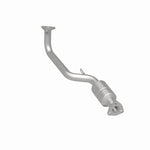 MagnaFlow 23621 epa direct-fit catalytic converter, rear three-quarter view of the turntable spin
