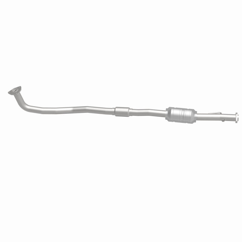 MagnaFlow 52121 oem grade direct-fit catalytic converter, side view of the turntable spin