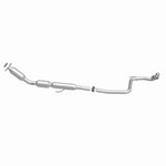 MagnaFlow 52159 oem grade direct-fit catalytic converter, side view of the turntable spin