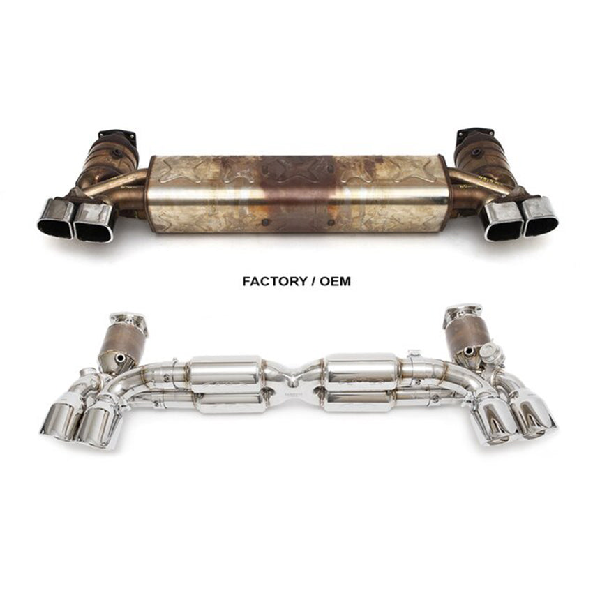 Fabspeed Valvetronic Supersport X-Pipe Exhaust System for Porsche 991.2 Twin Turbo / Turbo S 2017-2019