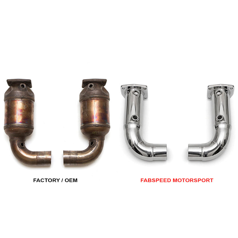 Fabspeed Cat Bypass Pipes for Porsche 997.2 GT2 RS 2011