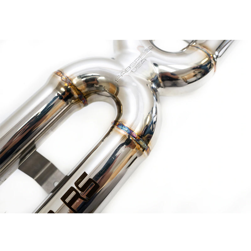 Fabspeed Center Muffler Bypass X-Pipe for Porsche 991.2 GT2 RS 2018-2010