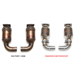 Fabspeed Sport Catalytic Converters for Fabspeed Porsche 997 GT2 2008-2009