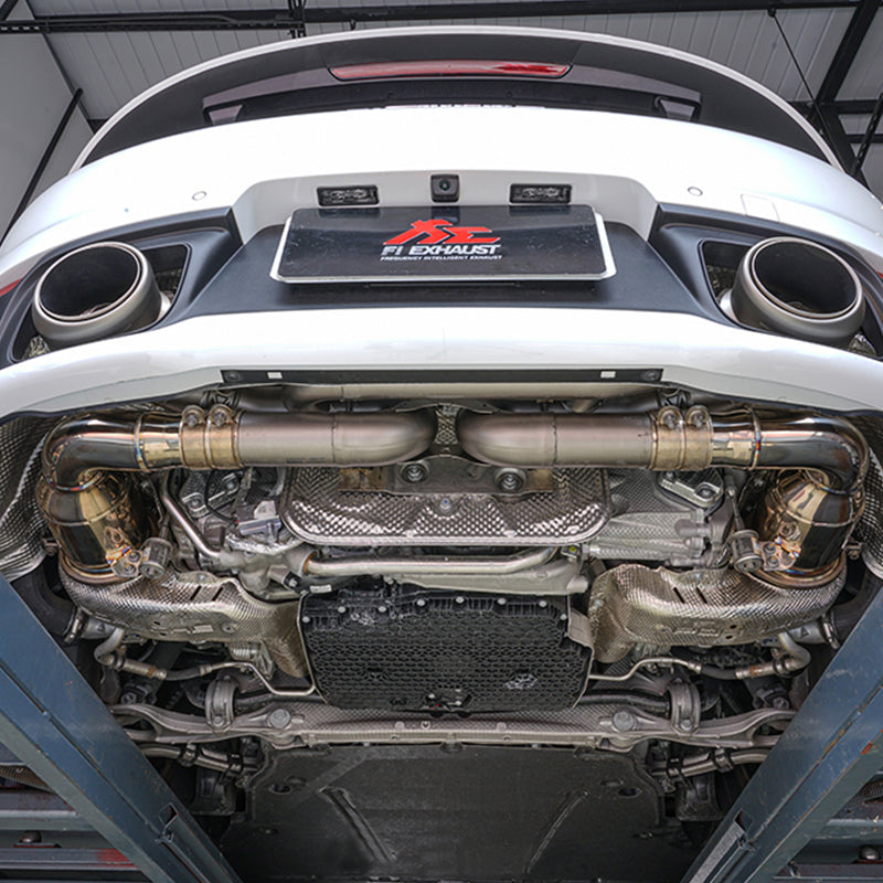Fi EXHAUST Catless Catalyst Downpipe for Porsche 992 Carrera S 2019+