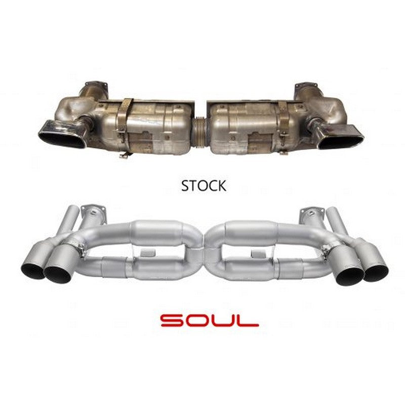Soul Performance Turbo Competition X Pipe Exhaust System For 997.1 - AutoTalent