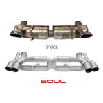 Soul Performance Turbo Competition X Pipe Exhaust System For 997.1 - AutoTalent