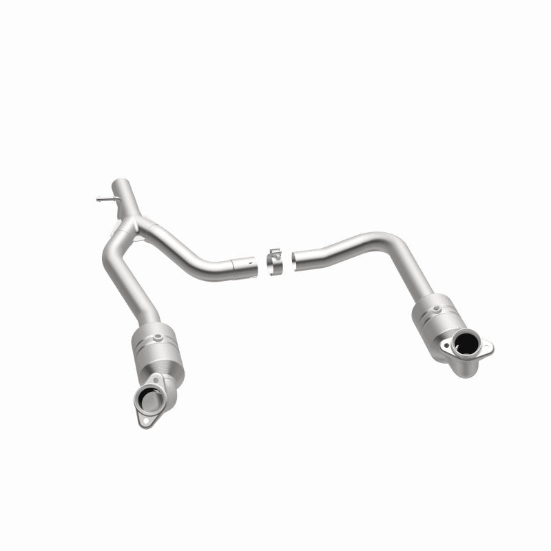 MagnaFlow 52153 oem grade direct-fit catalytic converter, opposite side view of the turntable spin