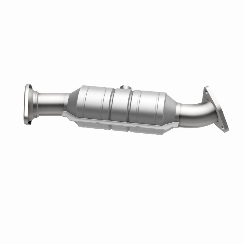 MagnaFlow 49261 oem grade direct-fit catalytic converter, side view of the turntable spin