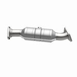 MagnaFlow 49261 oem grade direct-fit catalytic converter, side view of the turntable spin