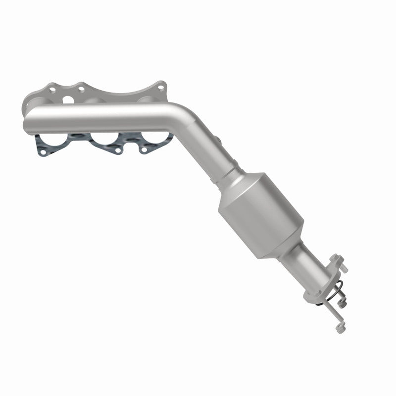 MagnaFlow 5481341 carb manifold converter, rear view of the turntable spin