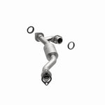MagnaFlow 49512 oem grade direct-fit catalytic converter, opposite side view of the turntable spin
