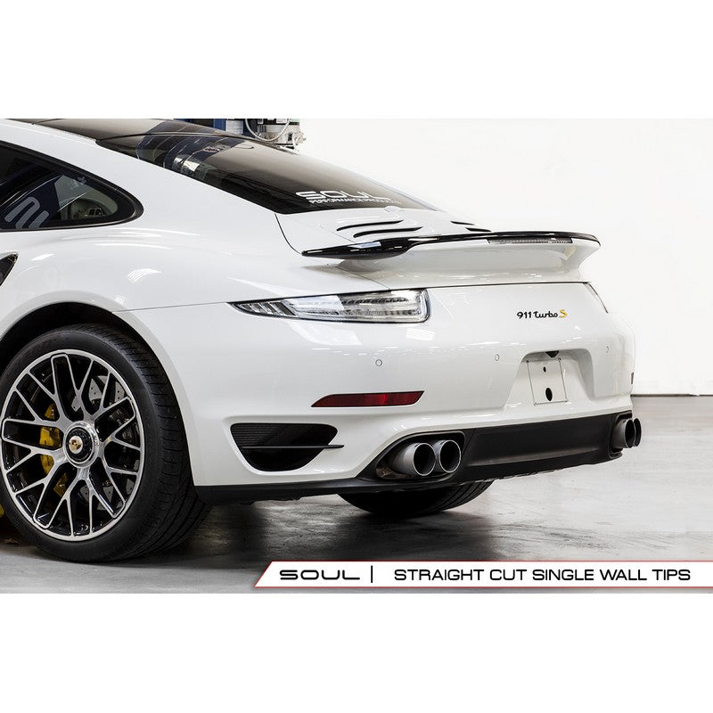 Soul Performance X-Pipe Exhaust Tips For Porsche 991 Turbo S - AutoTalent