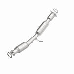 MagnaFlow 24144 hm grade direct-fit catalytic converter, rear view of the turntable spin