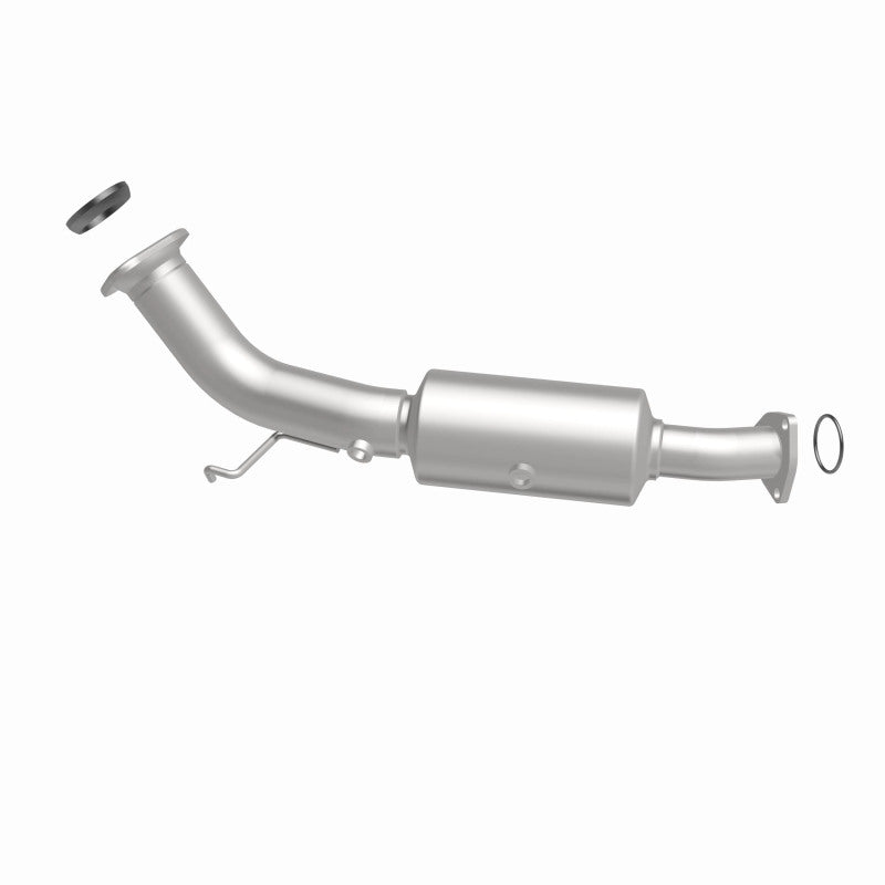 MagnaFlow 5461182 carb direct-fit catalytic converter, side view of the turntable spin