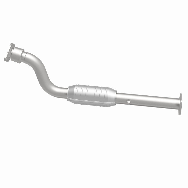 MagnaFlow 23521 hm grade direct-fit catalytic converter, side view of the turntable spin