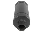 aFe MACH Force-Xp 409 SS Muffler w/ Black finish 2-1/2in Inlet & Outlet 14in x 16in Diameter