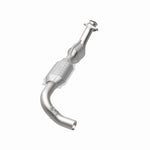 MagnaFlow 93154 hm grade direct-fit catalytic converter, opposite rear three-quarter view of the turntable spin