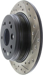 StopTech 04-08 Acura TL / 03-09 Honda Element Slotted & Drilled Left Rear Rotor