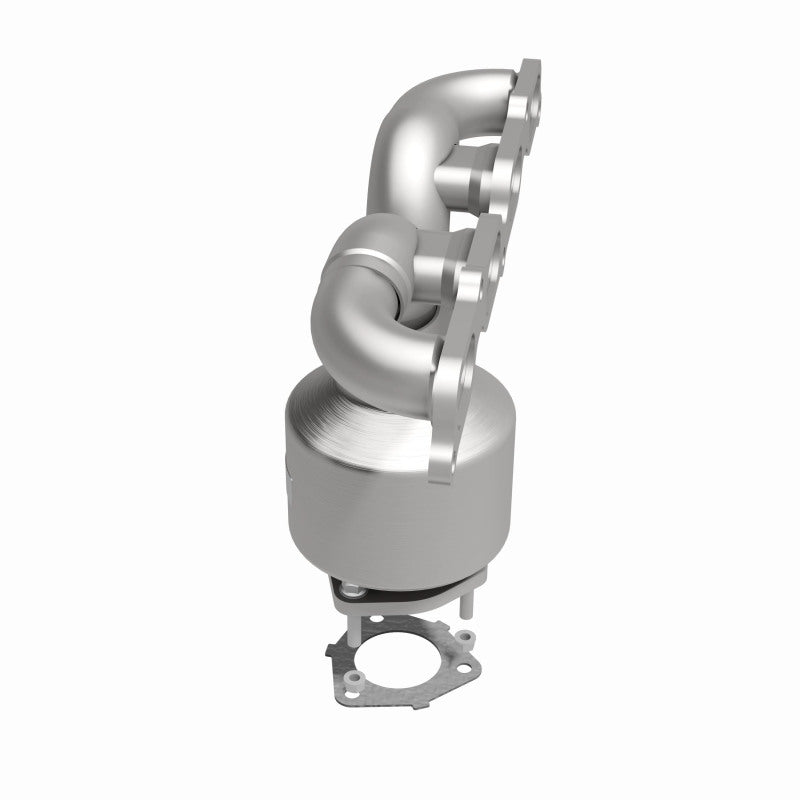 MagnaFlow 24998 hm grade manifold converter, side view of the turntable spin