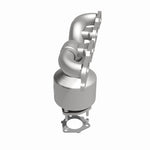 MagnaFlow 24998 hm grade manifold converter, side view of the turntable spin