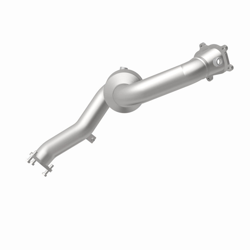MagnaFlow 52315 oem grade direct-fit catalytic converter, rear view of the turntable spin
