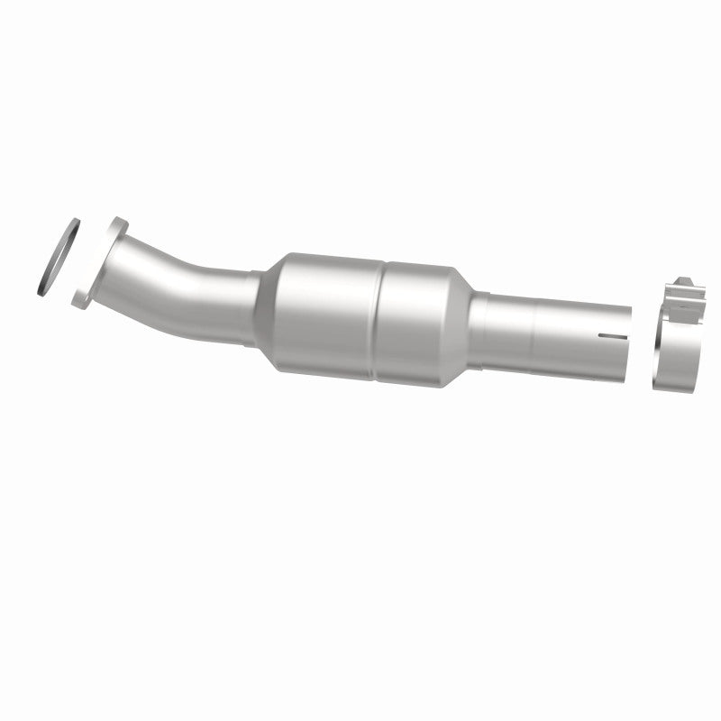 MagnaFlow 49156 oem grade direct-fit catalytic converter, side view of the turntable spin