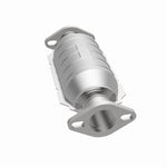 MagnaFlow 93297 hm grade direct-fit catalytic converter, opposite side view of the turntable spin