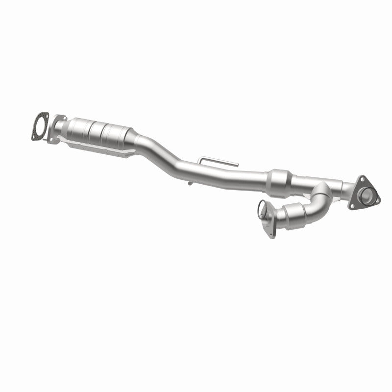 MagnaFlow 52190 oem grade direct-fit catalytic converter, opposite rear three-quarter view of the turntable spin