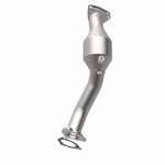 MagnaFlow 52400 oem grade direct-fit catalytic converter, opposite rear three-quarter view of the turntable spin