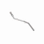 MagnaFlow 4551948 carb direct-fit catalytic converter, rear three-quarter view of the turntable spin