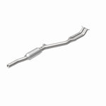 MagnaFlow 93685 epa direct-fit catalytic converter, rear view of the turntable spin
