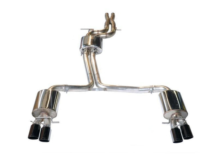 AWE Tuning Audi S5 3.0T Touring Edition Exhaust System - Polished Silver Tips (102mm) - autotalent