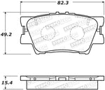 StopTech Street Brake Pads - Rear