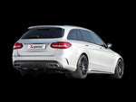 Akrapovic 15-17 AMG C63 Estate Evolution Line Cat Back (Titanium) w/ Carbon Tips (Req. Link Pipe)