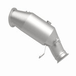 MagnaFlow 52245 oem grade direct-fit catalytic converter, side view of the turntable spin