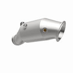 MagnaFlow 52245 oem grade direct-fit catalytic converter, opposite rear three-quarter view of the turntable spin