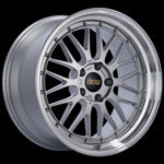 BBS LM 19x9.5 5x120 ET48 Diamond Silver Center Diamond Cut Lip Wheel -82mm PFS/Clip Required