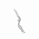 MagnaFlow 23559 epa direct-fit catalytic converter, rear three-quarter view of the turntable spin