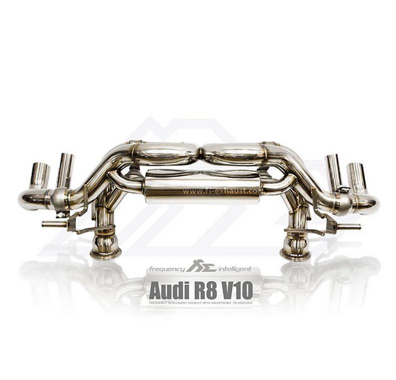FI Exhaust Long Tube Catless Header For Audi R8 V8, V10 MK1.5 2013-2015