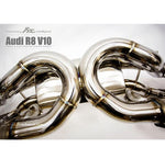 FI Exhaust Long Tube Catless Header For Audi R8 V8, V10 MK1.5 2013-2015