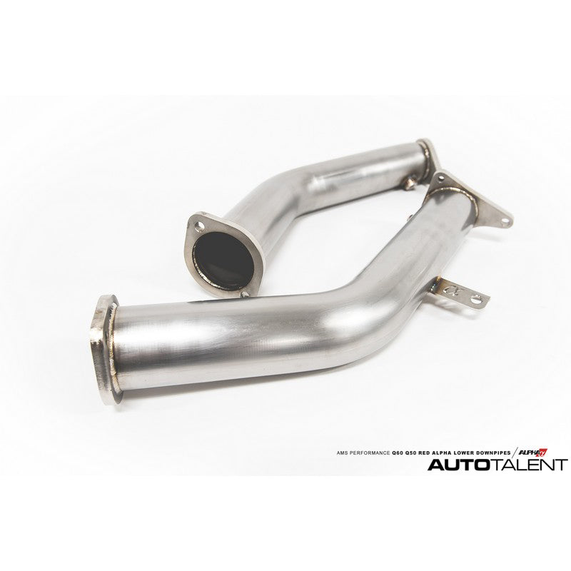 AMS Performance Alpha Catless Lower Downpipe for Infiniti Q50 - AutoTalent