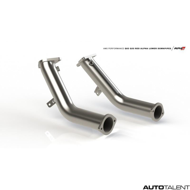 AMS Performance Alpha Catless Downpipe Kit for Infiniti Q60 - AutoTalent