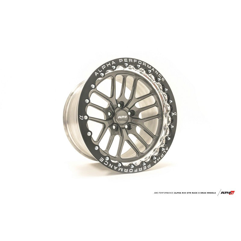 Ams Performance Race X 17" Front Beadlock Drag Wheel For Nissan R35 - AutoTalent