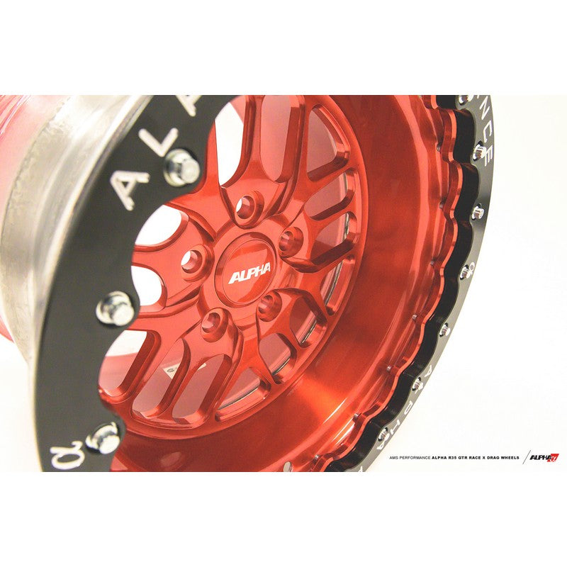 Ams Performance Alpha Race X 15X12" 2pc Rear Beadlock Wheel For Nissan GT-R - AutoTalent
