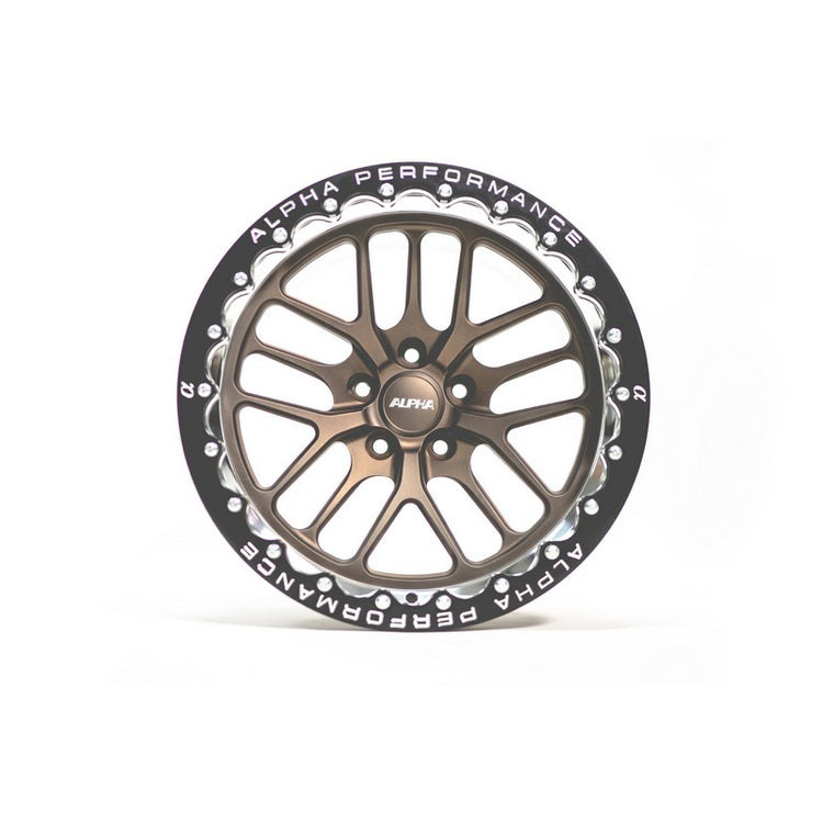 Ams Performance Alpha Race X 17X10" Front Beadlock Drag Wheel For Nissan GT-R R35 - AutoTalent