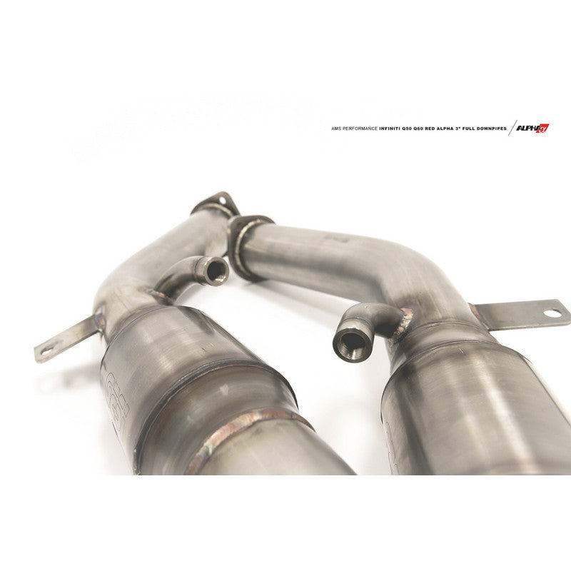 Ams Performance Catted Full Downpipe Kit For Infiniti Q50 - AutoTalent