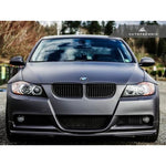 AutoTecknic Aero Replacement Glazing Black Front Grilles For BMW 335i - AutoTalent