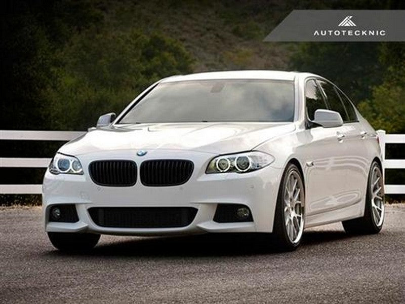 AutoTecknic Aero Stealth Black Front Grilles For BMW F10 520i - AutoTalent